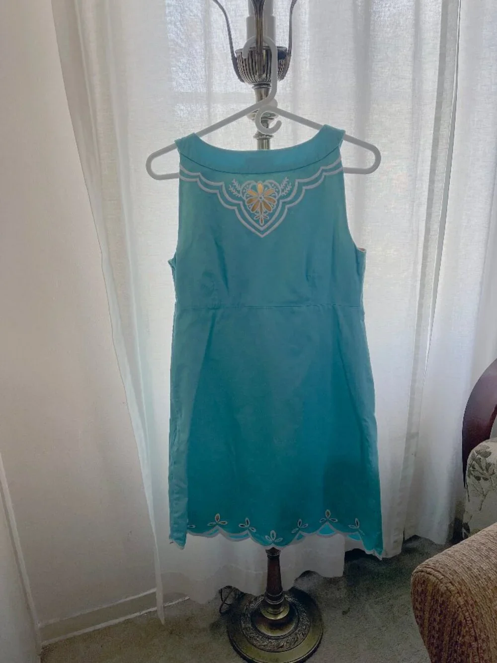 Lilly Pulitzer size 8 cotton Jacqueline dress - Picture 4 of 5